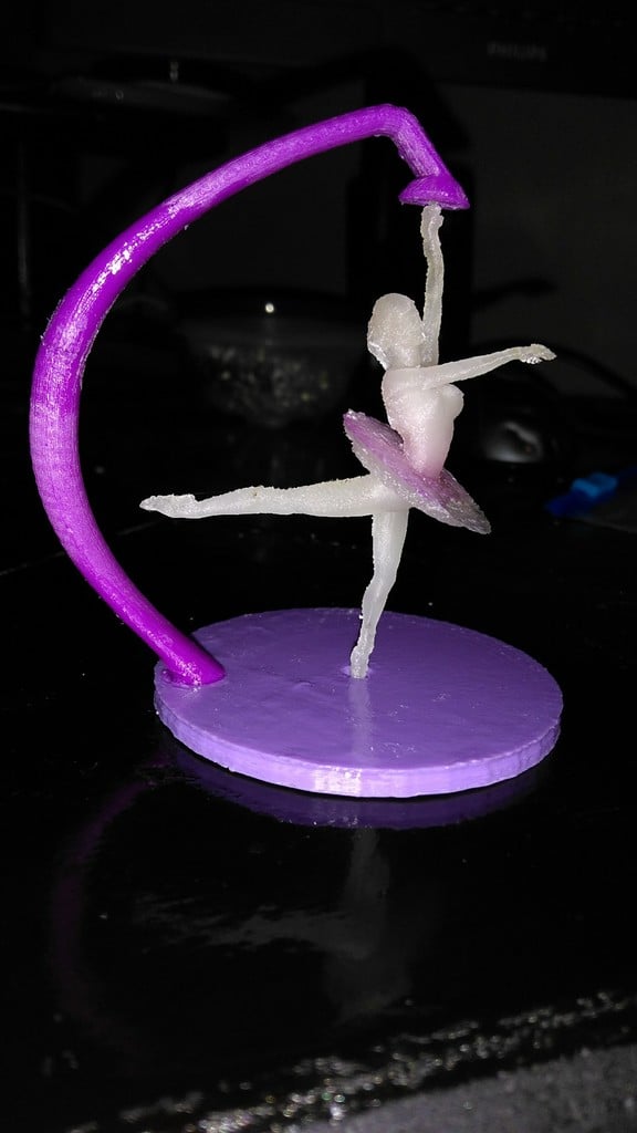 Spinning Ballerina in pieces