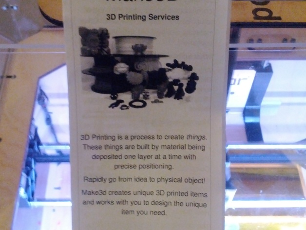 3D Printing Brochure