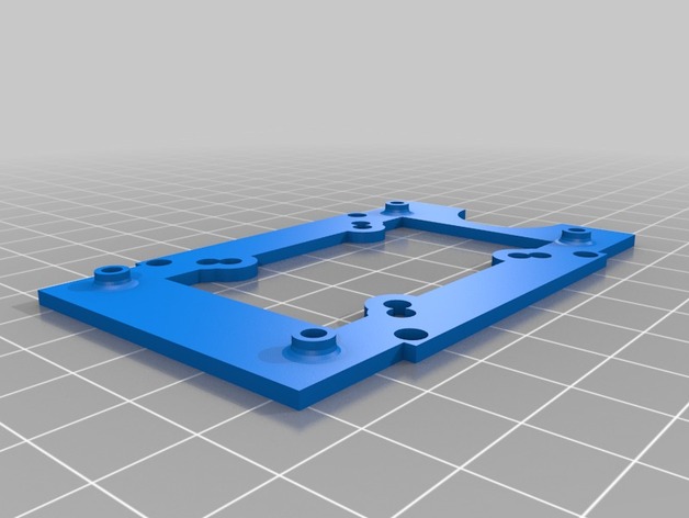 Full 3D Print Y6 HexaCopter Flame V4 - APM 2.5 plate