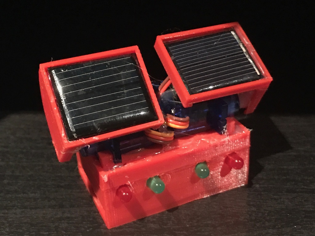 Electric Imp Solar Panel with Servos