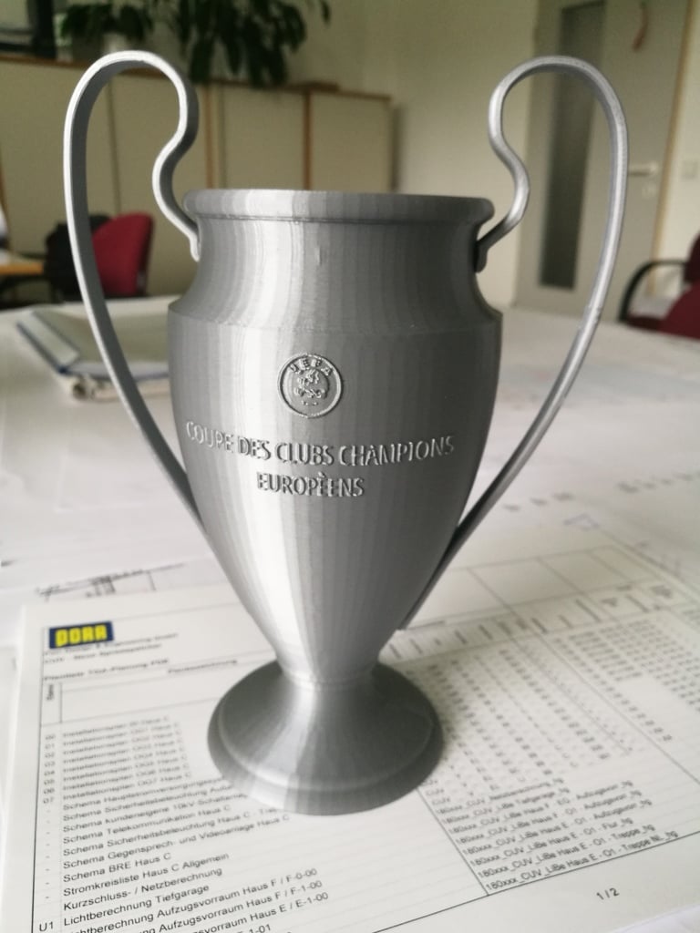 UEFA Champions League - Trophy (+Team Logos)