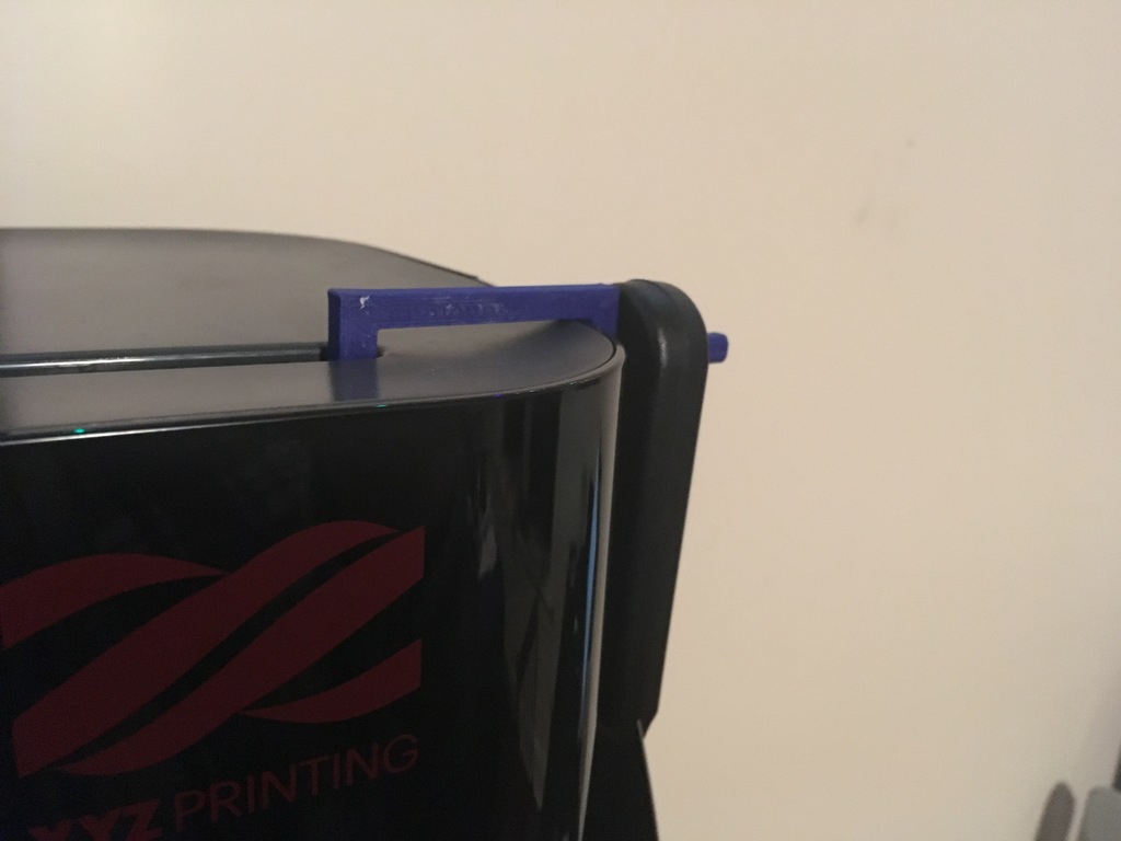 XYZPrinting Da Vinci Mini Scraper Holder