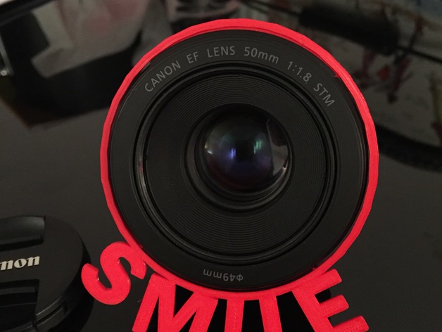 Lens hood Smile for Canon EF - ∅49 mm