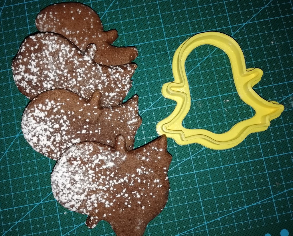 Snapchat Logo Cookie Cutter