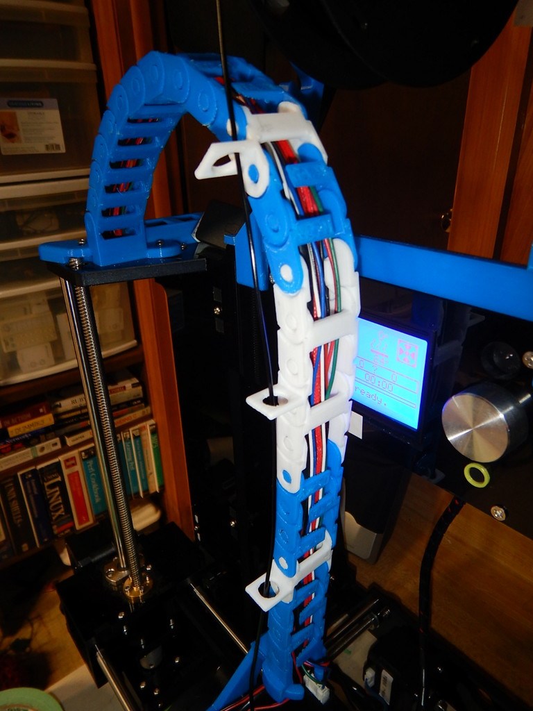 Anet A6 Cable Chain Filament Guide