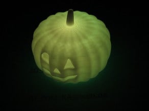 Halloween pumpkin RGB LED 3d-printed 3d-print-ka@web.de Kürbis