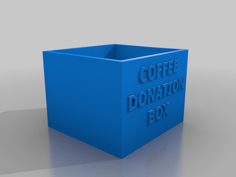 Coffee Donation Box