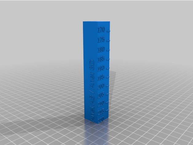Anet A8 / Anet 3D Temperature Calibration Tower