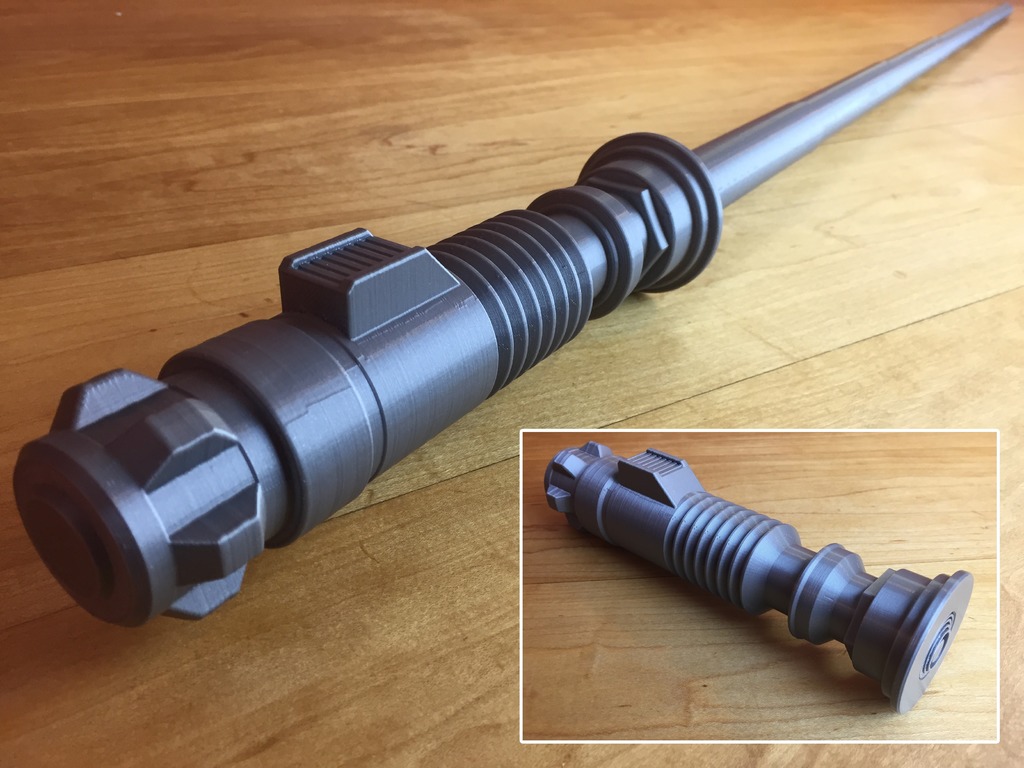 Collapsing Lightsaber (Print in Place)