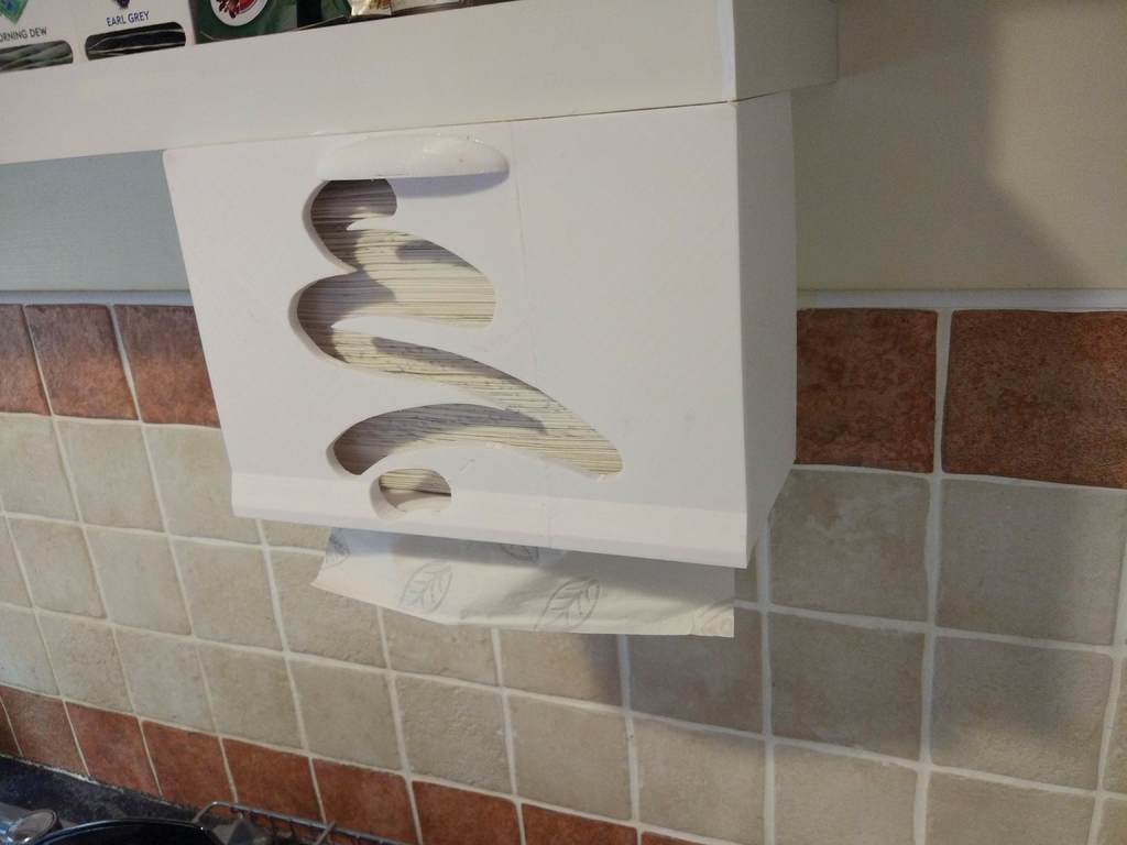 Kitchen paper towels dispenser box