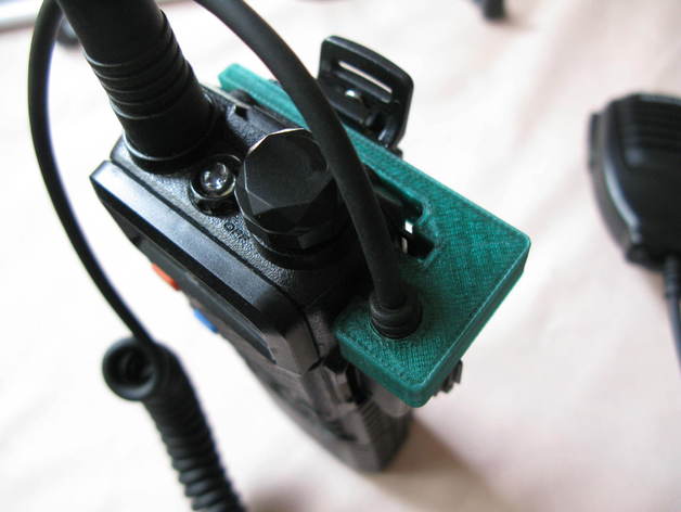 UV5R Speaker Mic Cable Support Bracket