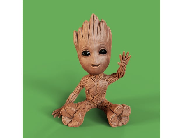Baby Groot By Byambaa Thingiverse
