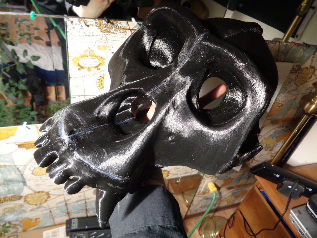Realistic Gorilla Skull Mask