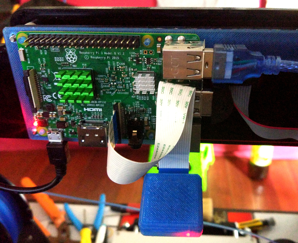 Anet A8 - Raspberry Pi 3 Support with Camera mount.