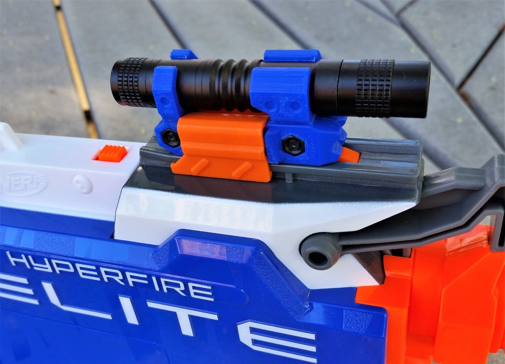 Nerf Flashlight for Nerf Rails & Blasters