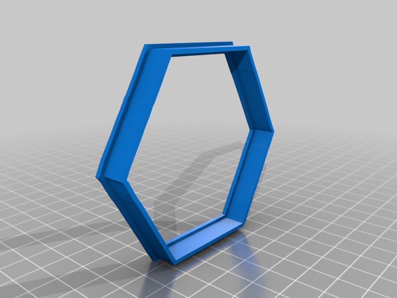 hexagon 3" Cookie Cutter