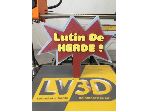 LV3D - Panneau Lutin de Herde