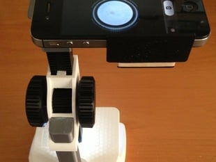 A Printable Microscope Smartphone Adapter