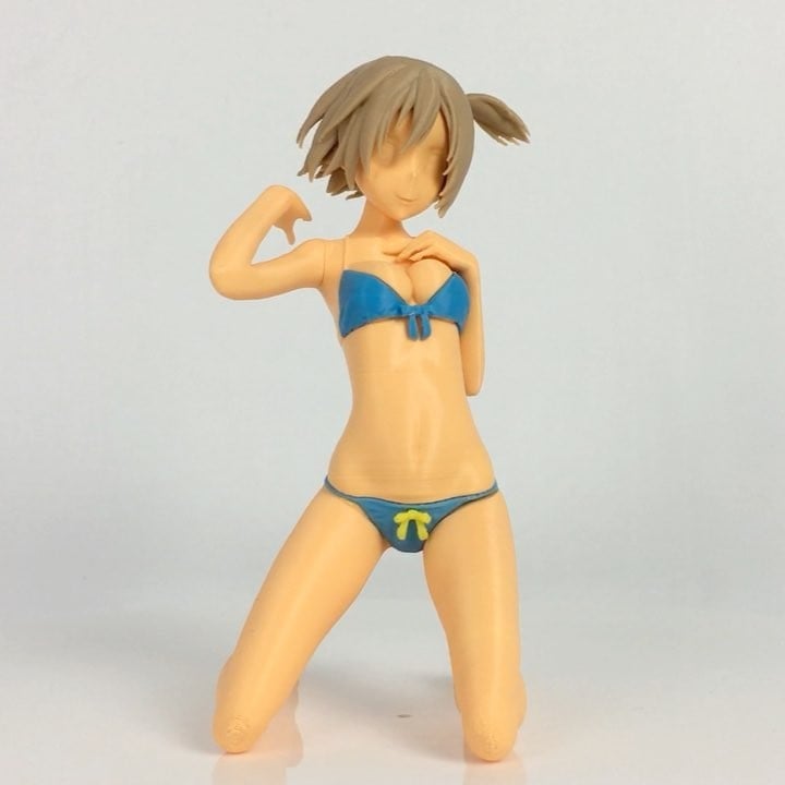 Bikini Anime Girl  (Combine upper/lower torso)