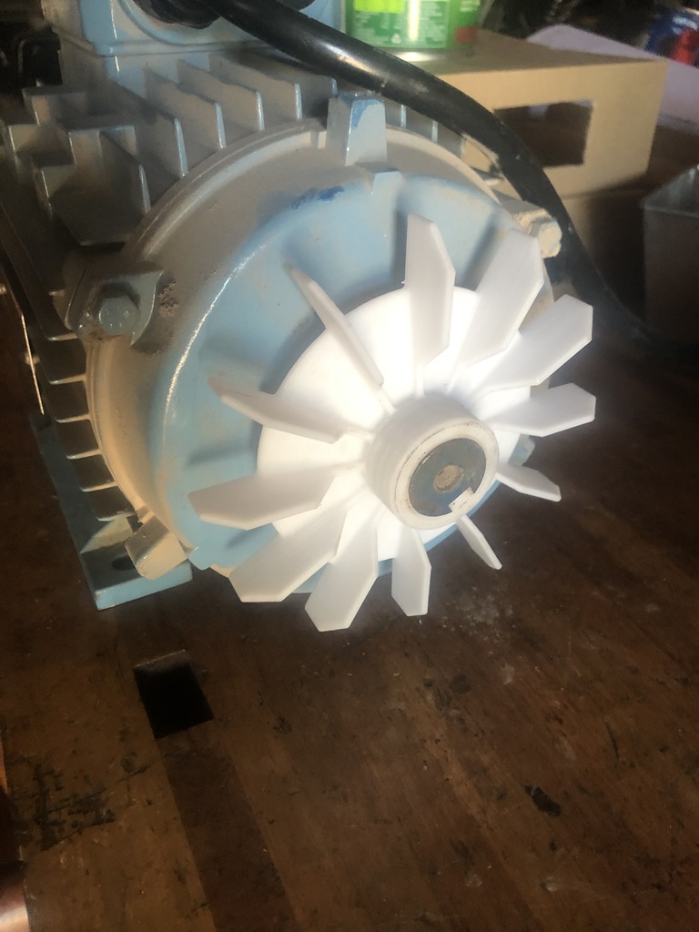 Electric motor cooling fan 24mm shaft