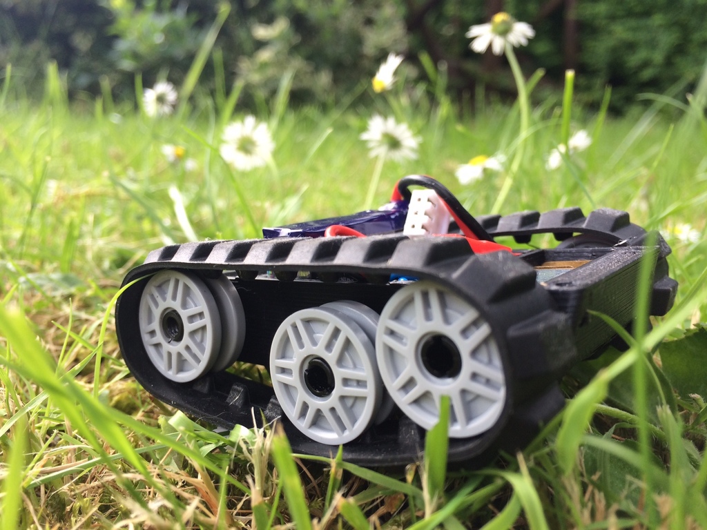 Mini tracked rover for N20 Motors