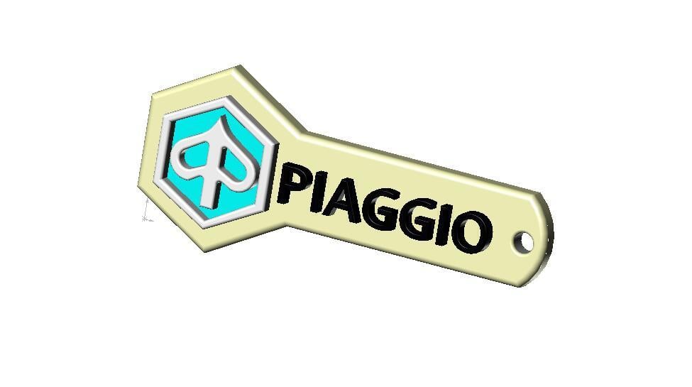 Piaggio logo keyring/logo