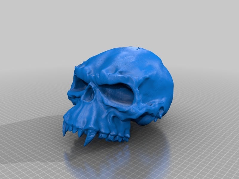 Skull of Gul'Dan scaled for printing