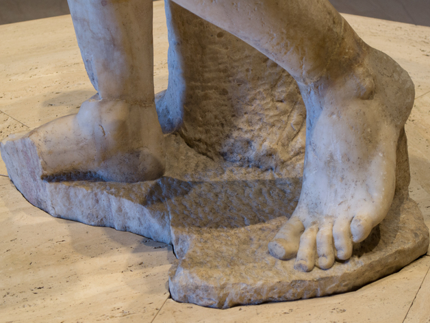 Feet of the MIA Doryphoros by Polykleitos