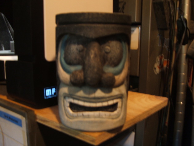 Tiki Torch Container