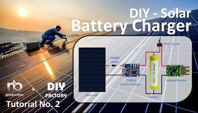 DIY - SOLAR BATTERY CHARGER
