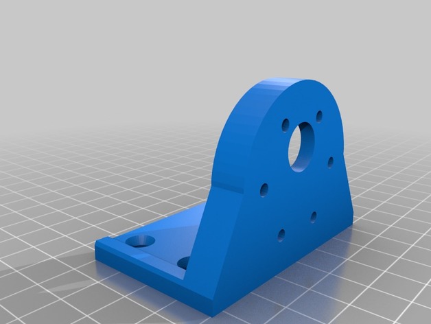 Gear motor mounting. Hole circle 31mm M3 (60 ° 6 holes). Outside diameter 37mm bore 12mm.