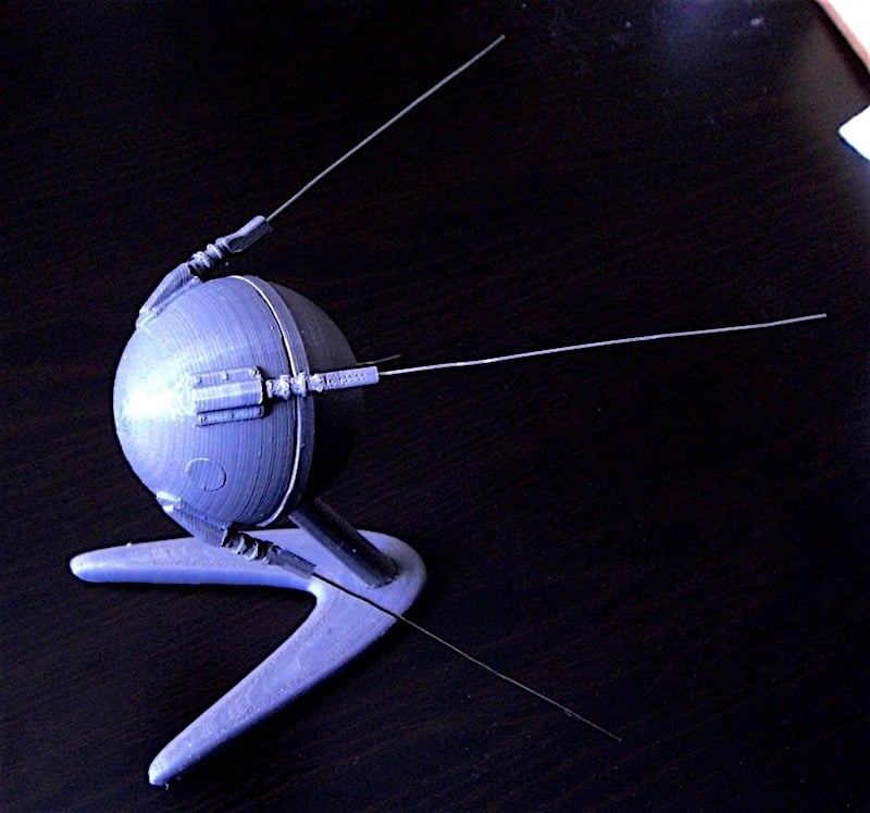 Sputnik on a Stand