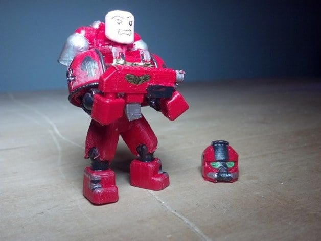 Space Marine - scalable and customisable - built off of Ghost 1.2 open source figure