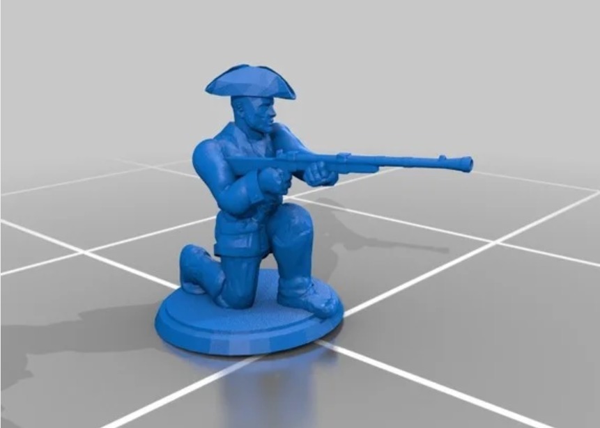 Colonial Rifleman - Crouched Firing