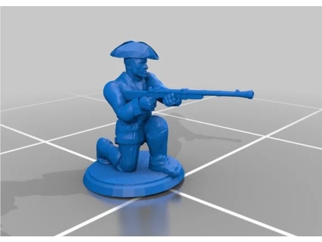 Image of Colonial Rifleman - Crouched Firing