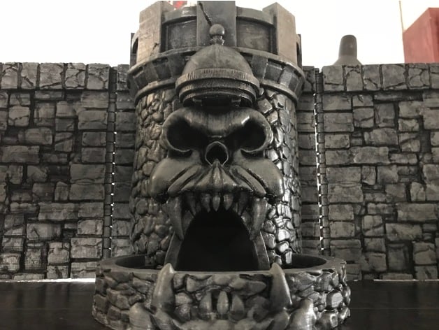 Castle Grayskull Inspired Dm Screen Dice Tower