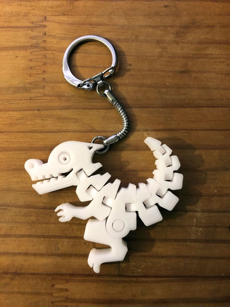 Flex Dino Keychain