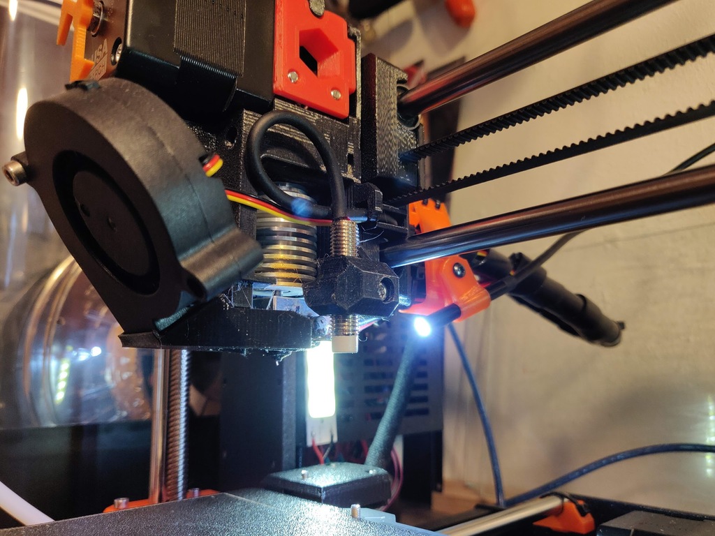 3D printer nozzle camera mount
