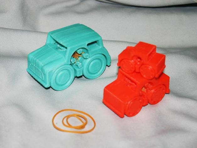 Rubber Band Powered Car Collection III (additional)