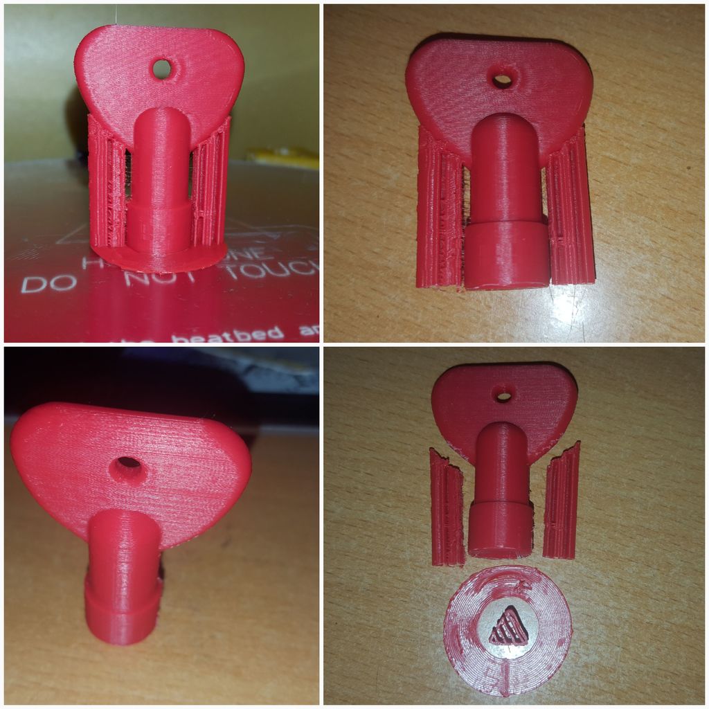 Triangular socket key 8 mm for locks, electrical Cabinet, Elevator, subway cars and trains. V2