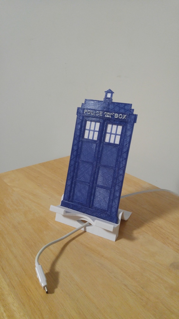 Dr. Who TARDIS phone/tablet stand