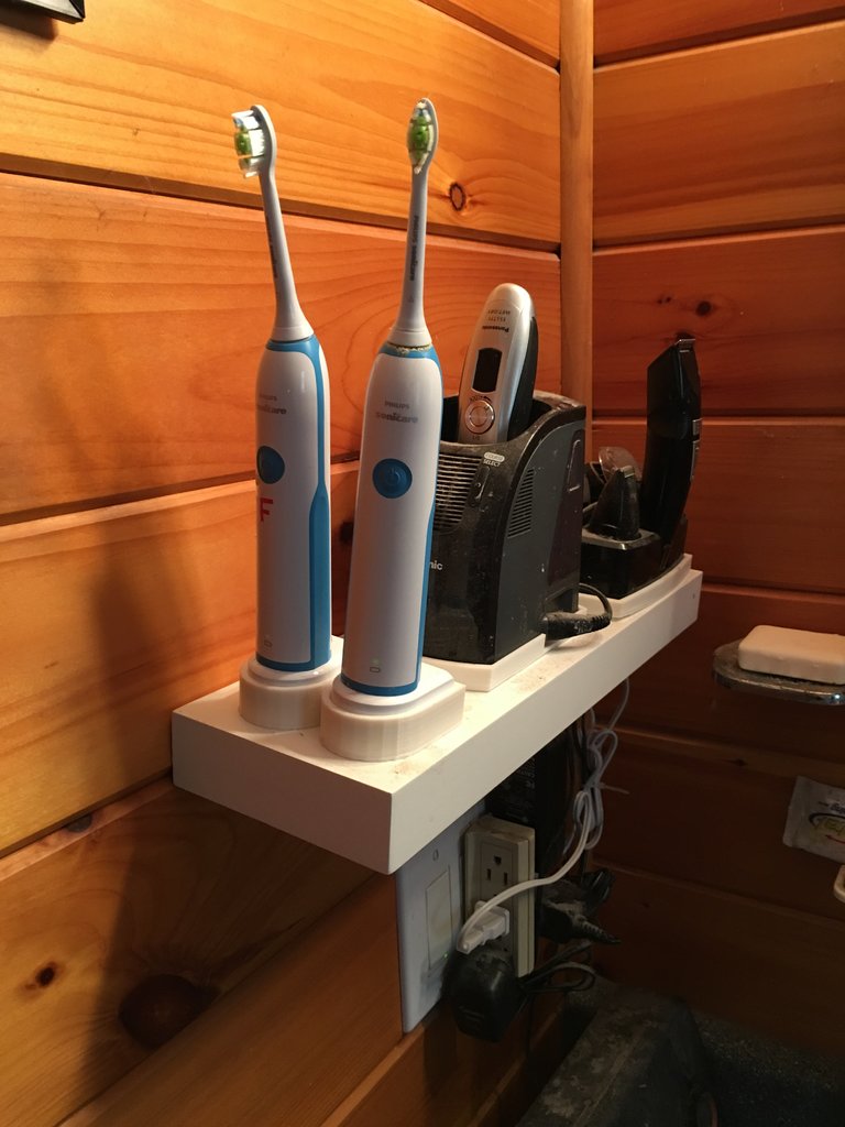 Philips Sonicare Essence+ charger holder for shelf
