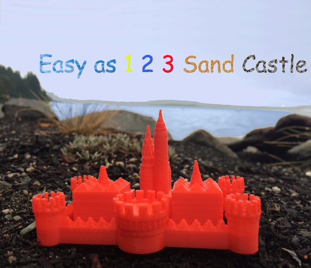 Easy as 1 2 3 Sand Castle/Mold