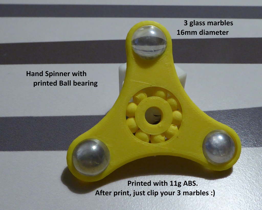 Hand Spinner with printed Bearing
