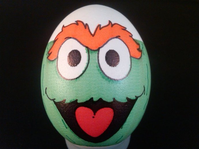 Eggbot - Oscar the Grouch