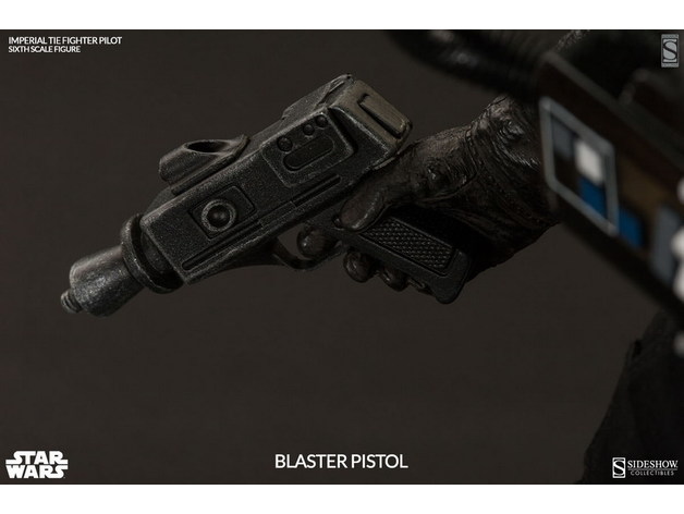 Tie Pilot Blaster (Based on Sideshow's which is based on Kenner's 80's)