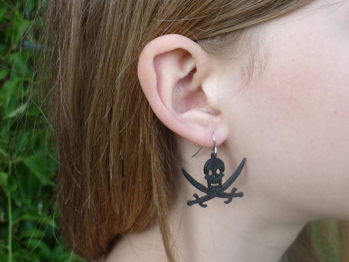 Jolly Roger Pirate Earring (Jack Rackham Style)