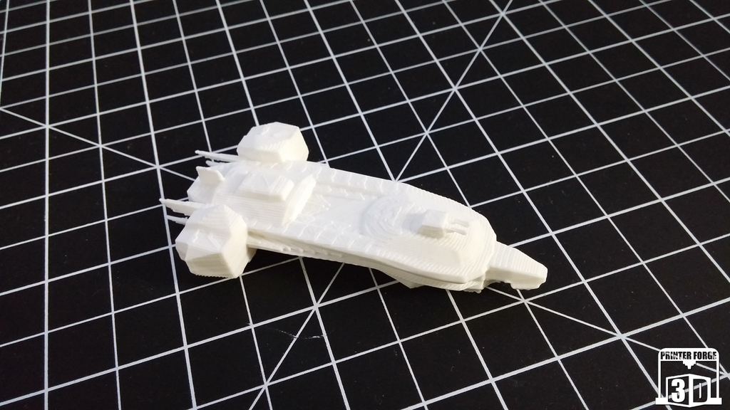 Printer Forge 3D Promotional Starship 001