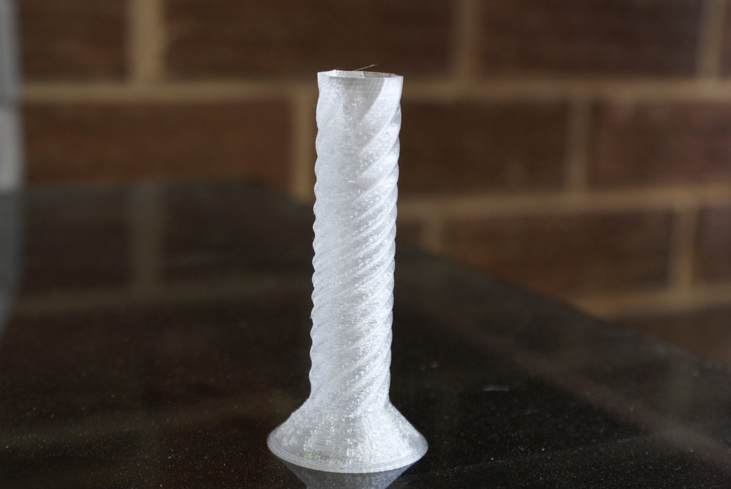 twisted bud vase