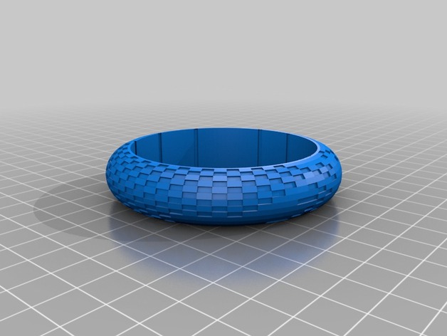 Fashionable 3d printed bracelets